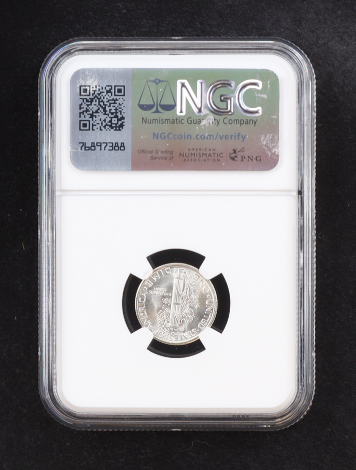 1944-S Mercury Silver Dime (NGC MS67) at PristineAuction.com 1944-S Mercury Silver Dime (NGC MS67) at PristineAuction.com