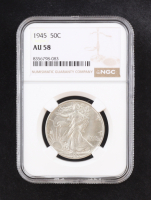 1940 Walking Liberty Silver 50C Half Dollar (NGC AU58) at PristineAuction.com
