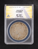 1923-D Peace Silver Dollar (ANACS EF40 Details) at PristineAuction.com