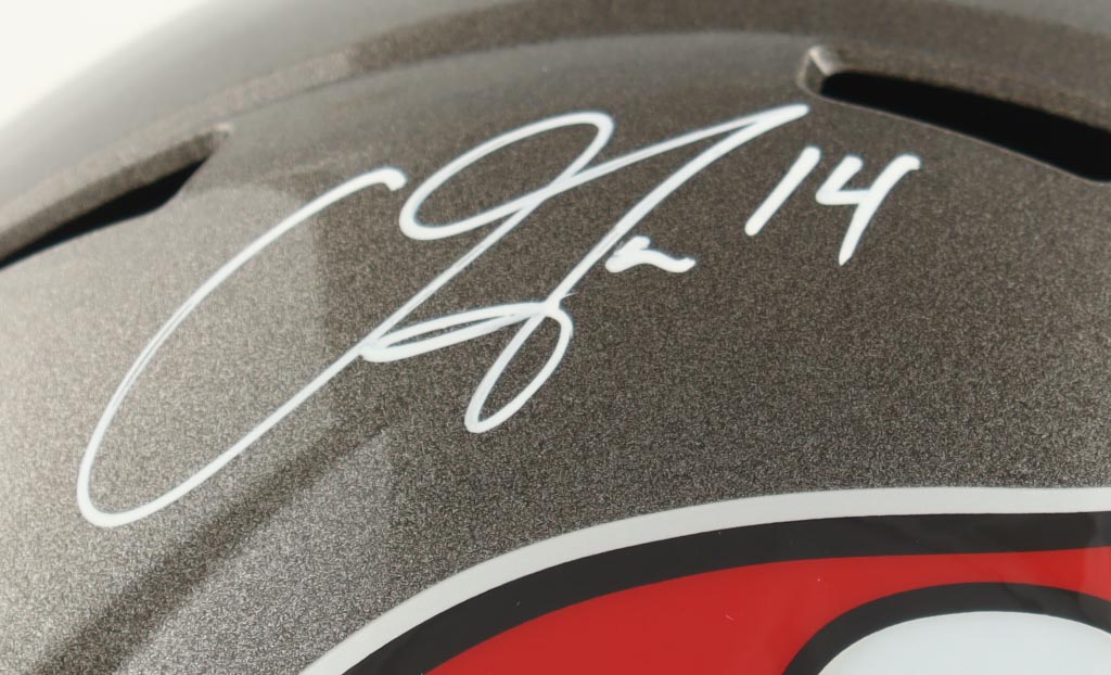 Chris Godwin Signed Buccaneers Full-Size Speed Helmet (JSA) at PristineAuction.com Chris Godwin Signed Buccaneers Full-Size Speed Helmet (JSA) at PristineAuction.com