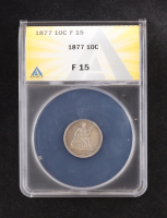 1877 Seated Liberty Silver 10C Dime (ANACS F15) at PristineAuction.com