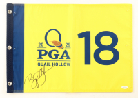 Bryson DeChambeau Signed 2025 PGA Championship Golf Pin Flag (JSA) at PristineAuction.com