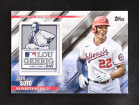 Juan Soto 2022 Topps Update Series Commemorative Lou Gehrig Day Patch #SEP-JS at PristineAuction.com