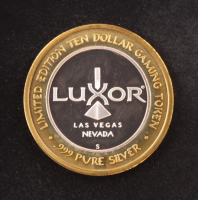 Luxor Casino $10 .999 Pure Silver Gaming Token at PristineAuction.com