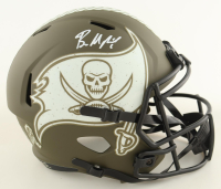Baker Mayfield Signed Buccaneers Full-Size Salute To Service Alternate Speed Helmet (Beckett) at PristineAuction.com
