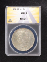 1925 Peace Silver Dollar (ANACS AU58) at PristineAuction.com