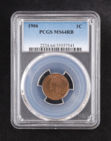 1906 Indian Head Cent (PCGS MS64RB) at PristineAuction.com