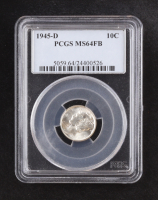 1945-D Mercury Silver Dime, Full Bands (PCGS MS64FB) at PristineAuction.com