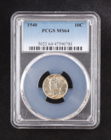 1940 Mercury Silver Dime (PCGS MS64) at PristineAuction.com