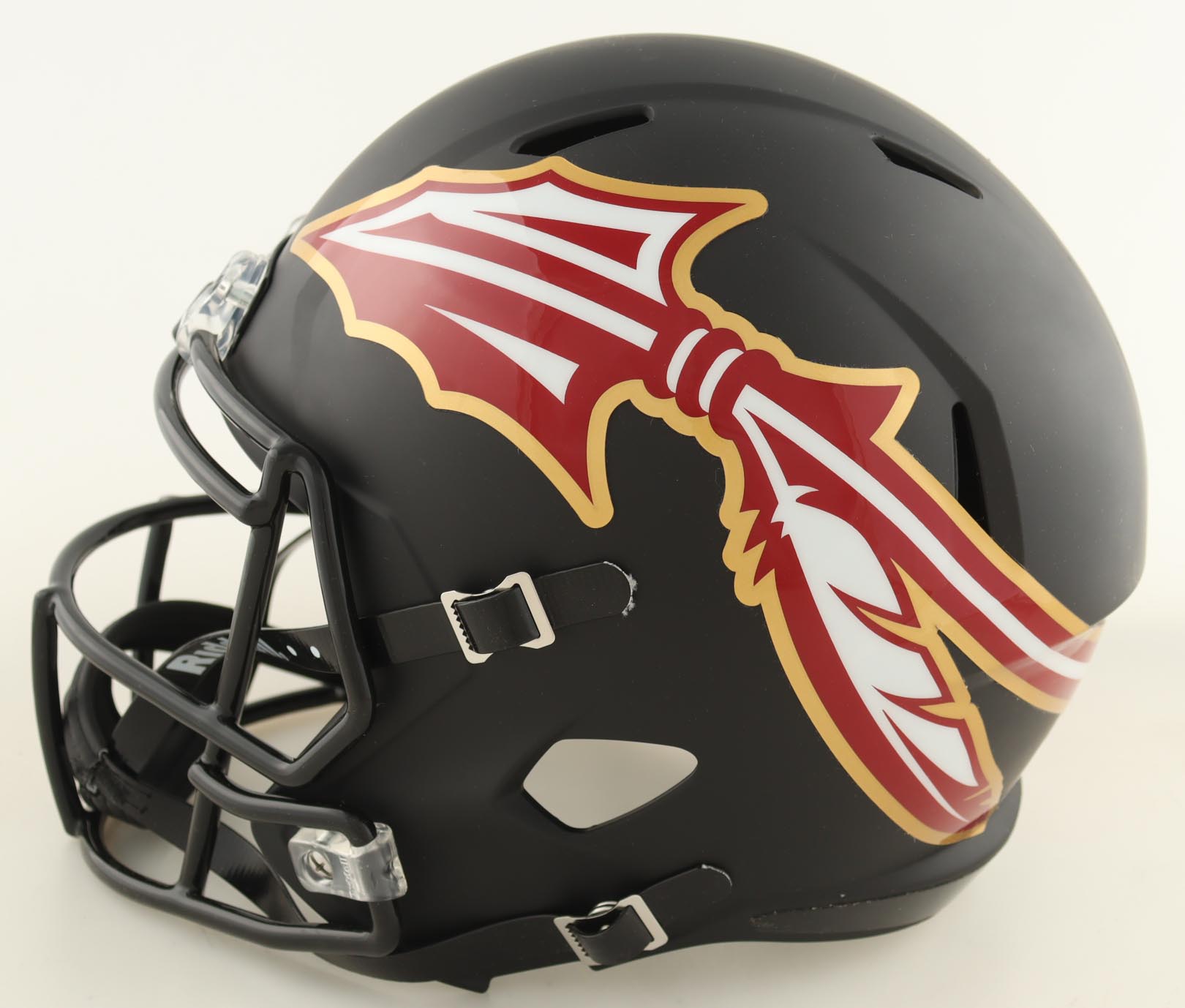 Charlie Ward Signed Florida State Seminoles Full-Size Matte Black Speed Helmet Inscribed "93 Heisman" (Beckett) at PristineAuction.com Charlie Ward Signed Florida State Seminoles Full-Size Matte Black Speed Helmet Inscribed "93 Heisman" (Beckett) at PristineAuction.com