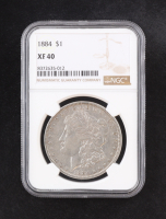1884 Morgan $1 Silver Dollar (NGC XF40) at PristineAuction.com