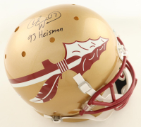 Charlie Ward Signed Florida State Seminoles Full-Size Helmet Inscribed "93 Heisman" (Beckett) at PristineAuction.com