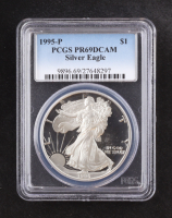 1995-P Proof American Silver Eagle (PCGS PR69DCAM) at PristineAuction.com