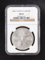 2004-P Lewis & Clark Bicentennial Silver $1 Dollar (NGC MS69) at PristineAuction.com