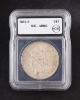 1882-S Morgan Silver $1 Dollar (ICG MS63) at PristineAuction.com