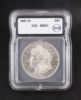 1881-O Morgan Silver $1 Dollar (ICG MS61) at PristineAuction.com