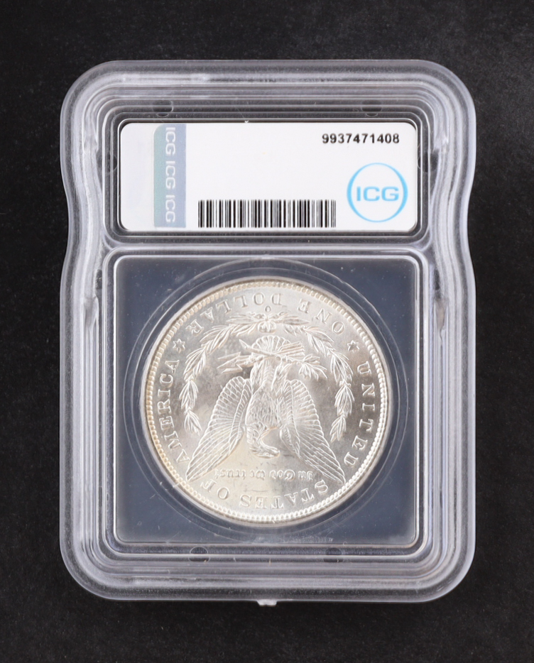1885-O Morgan Silver $1 Dollar (ICG MS63) at PristineAuction.com 1885-O Morgan Silver $1 Dollar (ICG MS63) at PristineAuction.com
