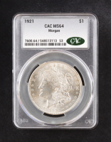 1921 Morgan Silver Dollar (CACG MS64) at PristineAuction.com