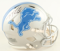 T.J. Hockenson Signed Lions Full-Size Authentic On-Field Speed Helmet (Beckett) at PristineAuction.com