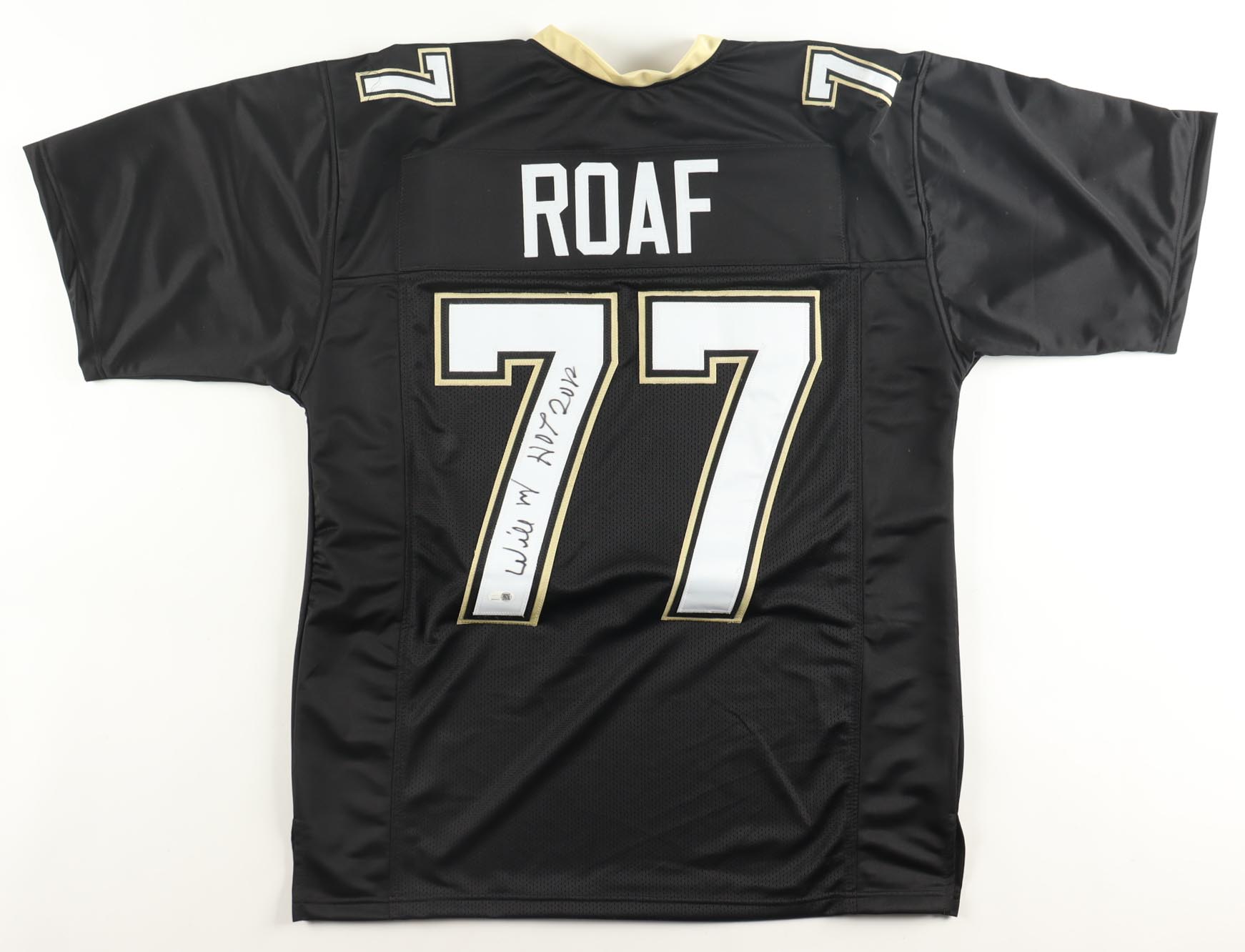 Willie Roaf Signed Jersey Inscribed "HOF 2012" (JSA) at PristineAuction.com Willie Roaf Signed Jersey Inscribed "HOF 2012" (JSA) at PristineAuction.com
