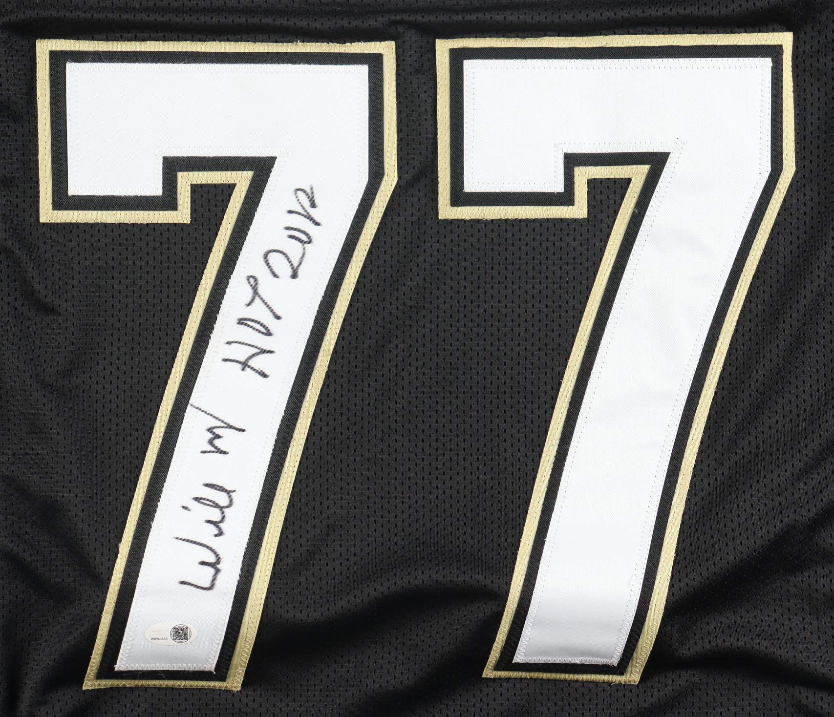 Willie Roaf Signed Jersey Inscribed "HOF 2012" (JSA) at PristineAuction.com Willie Roaf Signed Jersey Inscribed "HOF 2012" (JSA) at PristineAuction.com