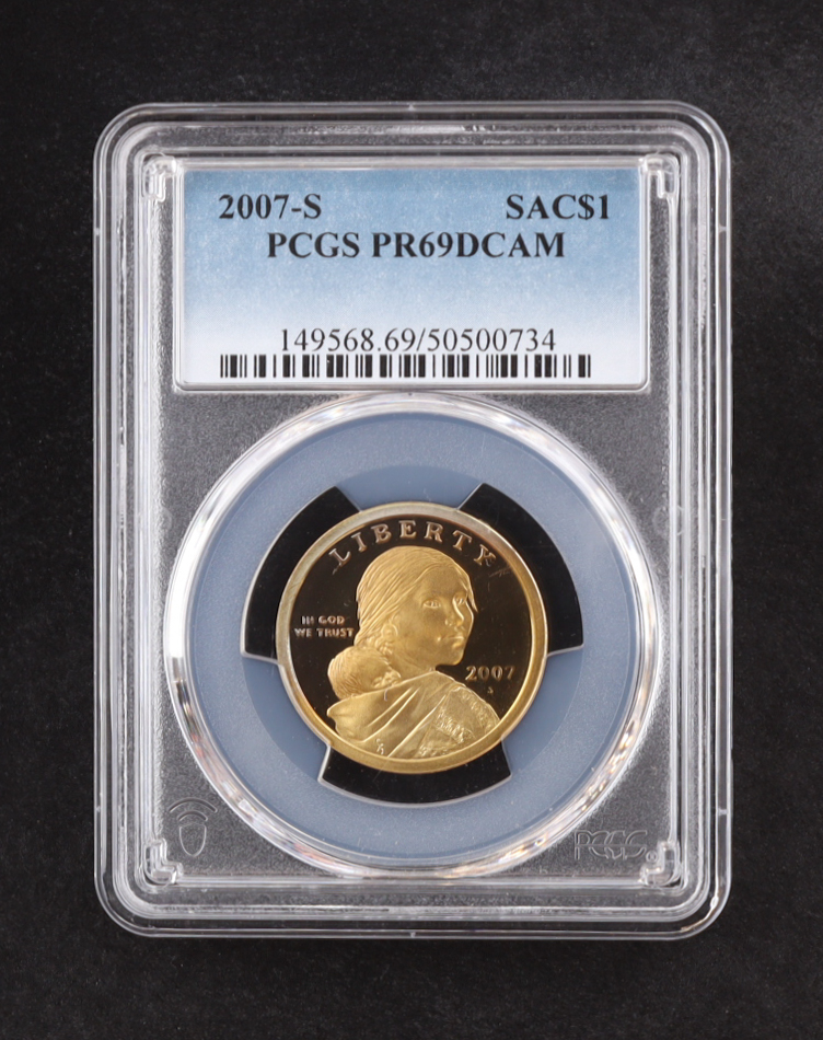 2007-S Sacagawea $1 Dollar Proof (PCGS PR69DCAM) at PristineAuction.com 2007-S Sacagawea $1 Dollar Proof (PCGS PR69DCAM) at PristineAuction.com