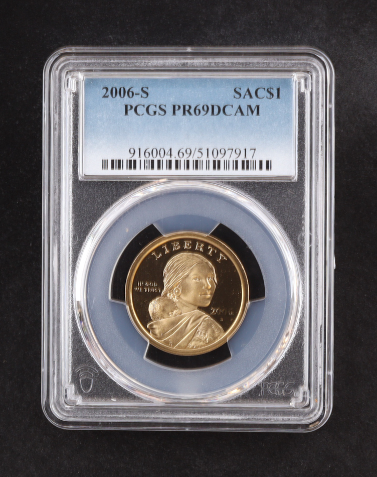 2006-S Sacagawea $1 Dollar Proof (PCGS PR69DCAM) at PristineAuction.com 2006-S Sacagawea $1 Dollar Proof (PCGS PR69DCAM) at PristineAuction.com