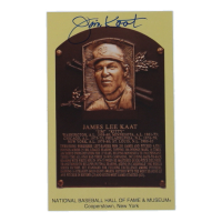 Jim Kaat Signed Hall Of Fame Plaque Postcard (Beckett) at PristineAuction.com