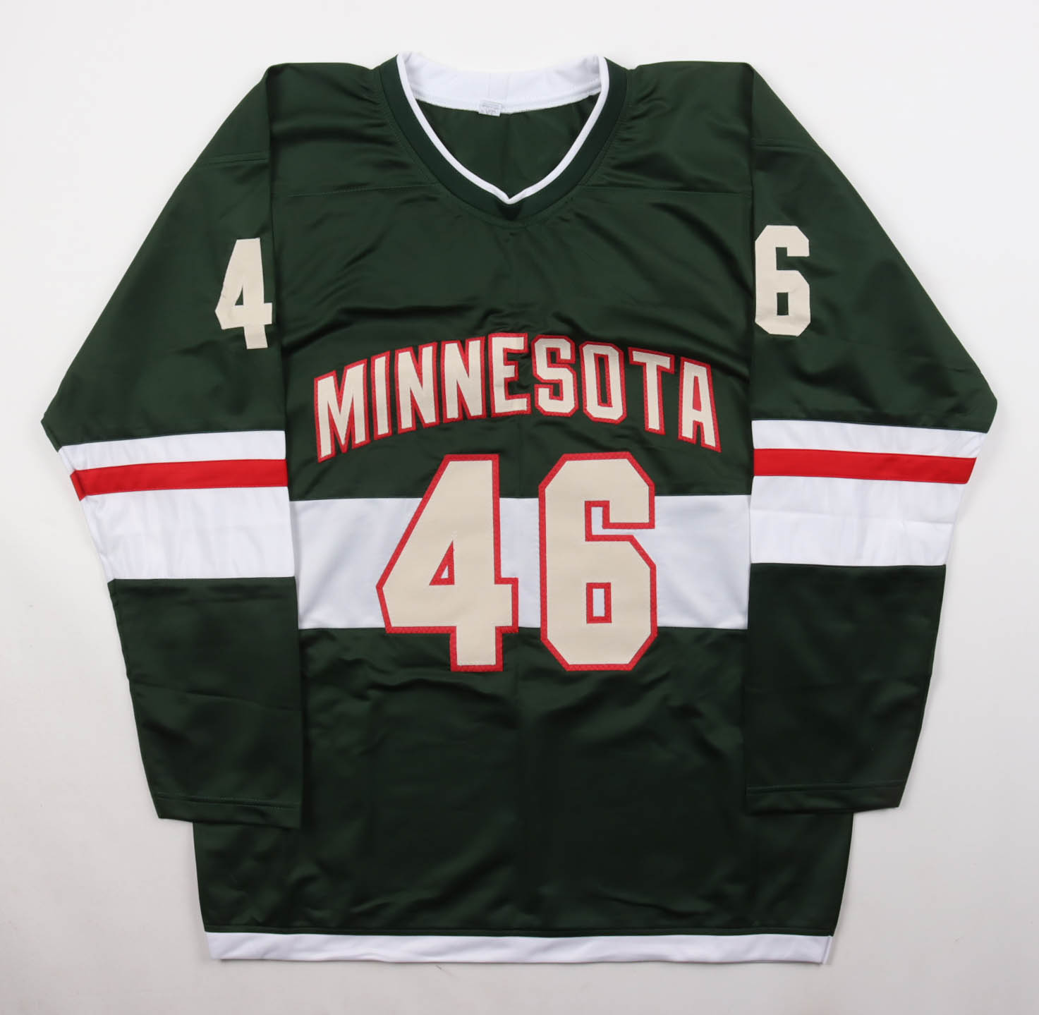 Jared Spurgeon Signed Jersey (Beckett) at PristineAuction.com Jared Spurgeon Signed Jersey (Beckett) at PristineAuction.com