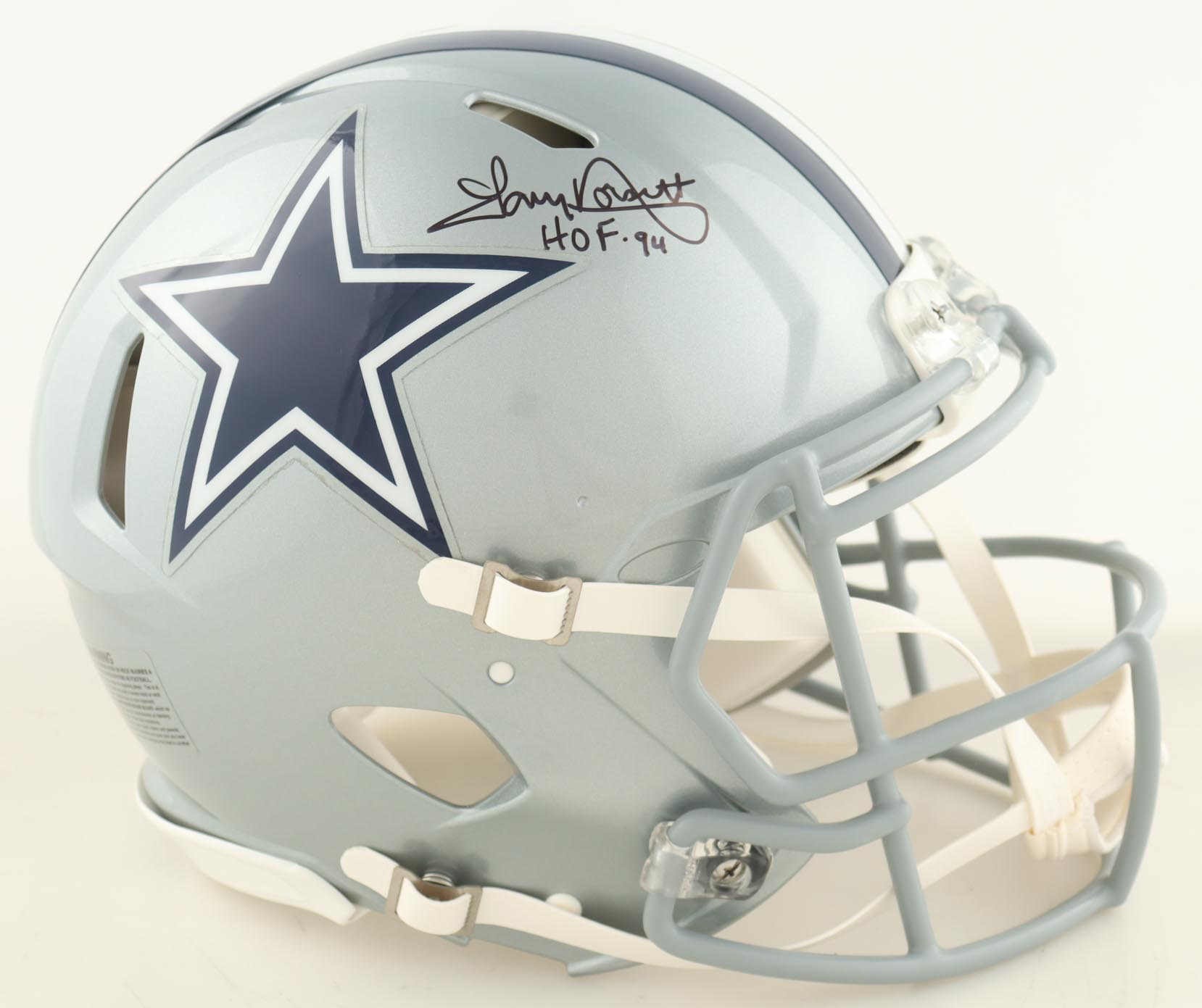 Tony Dorsett Signed Cowboys Full-Size Authentic On-Field Speed Helmet Inscribed "HOF 94" (Beckett) at PristineAuction.com Tony Dorsett Signed Cowboys Full-Size Authentic On-Field Speed Helmet Inscribed "HOF 94" (Beckett) at PristineAuction.com