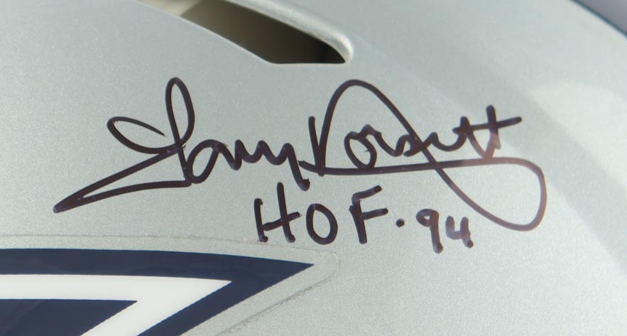 Tony Dorsett Signed Cowboys Full-Size Authentic On-Field Speed Helmet Inscribed "HOF 94" (Beckett) at PristineAuction.com Tony Dorsett Signed Cowboys Full-Size Authentic On-Field Speed Helmet Inscribed "HOF 94" (Beckett) at PristineAuction.com