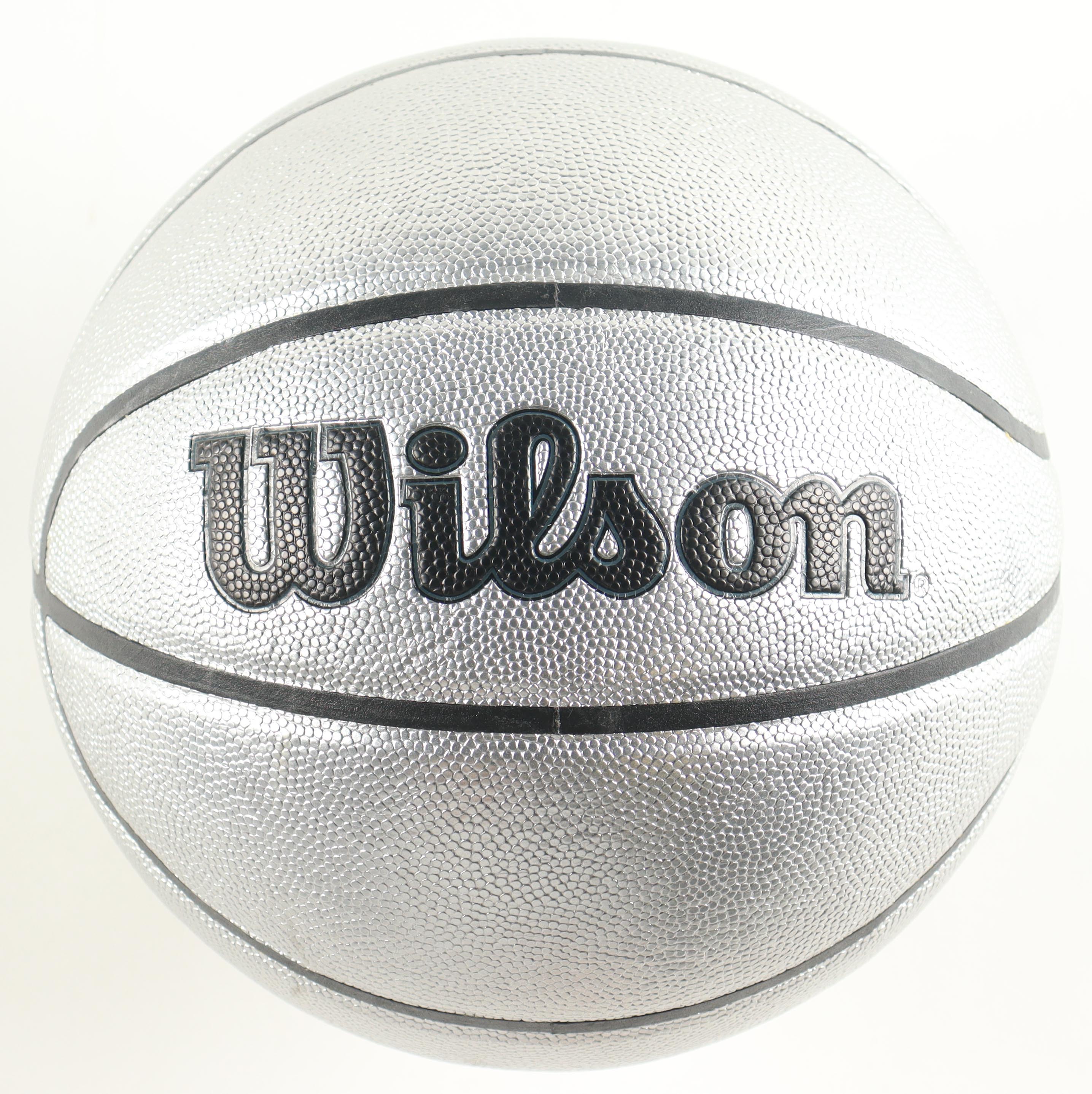 Larry Bird & Magic Johnson Signed NBA Platinum Edition Basketball with Display Stand (PSA & Beckett) at PristineAuction.com Larry Bird & Magic Johnson Signed NBA Platinum Edition Basketball with Display Stand (PSA & Beckett) at PristineAuction.com