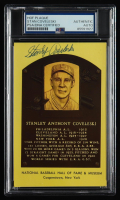 Stanley Coveleski Signed Cut on Hall of Fame Plaque Postcard (PSA) at PristineAuction.com
