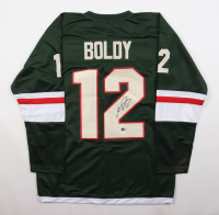 Matt Boldy Signed Jersey (Beckett) at PristineAuction.com