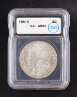 1904-O Morgan Silver Dollar (ICG MS65) at PristineAuction.com
