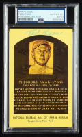 Ted Lyons Signed Cut on Hall of Fame Plaque Postcard (PSA) at PristineAuction.com