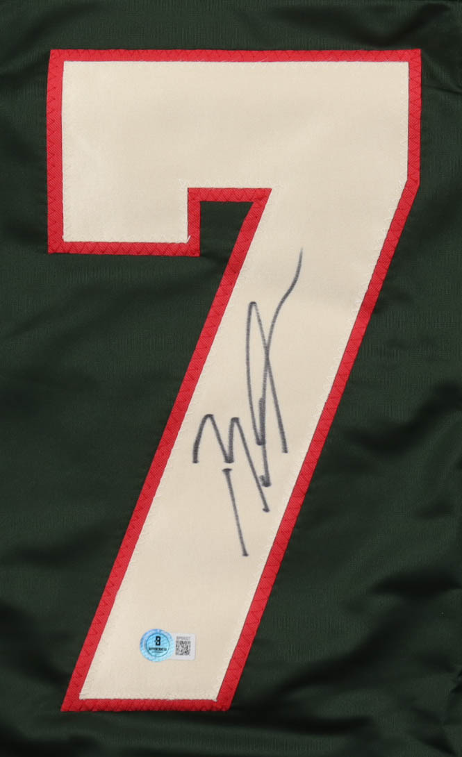 Brock Faber Signed Jersey (Beckett) at PristineAuction.com Brock Faber Signed Jersey (Beckett) at PristineAuction.com