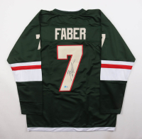 Brock Faber Signed Jersey (Beckett) at PristineAuction.com