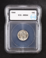 1944 Mercury Silver Dime (ICG MS64) at PristineAuction.com