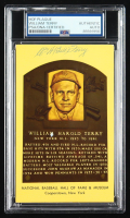 William Terry Signed Cut on Hall of Fame Plaque Postcard (PSA) at PristineAuction.com