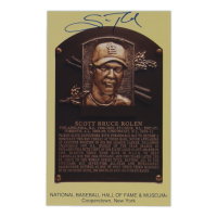 Scott Rolen Signed Hall Of Fame Plaque Postcard (JSA) at PristineAuction.com