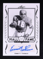 Emmitt Thomas 2021 Leaf Hall Of Fame Signatures #HOFETI at PristineAuction.com