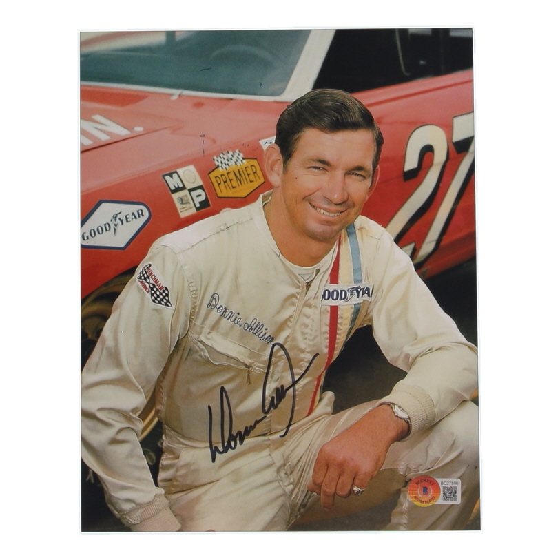 Donnie Allison Signed "NASCAR" 8x10 Photo (Beckett) at PristineAuction.com Donnie Allison Signed "NASCAR" 8x10 Photo (Beckett) at PristineAuction.com