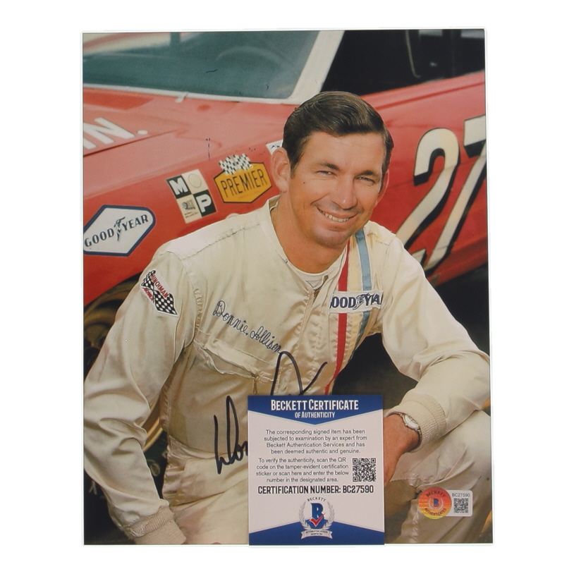 Donnie Allison Signed "NASCAR" 8x10 Photo (Beckett) at PristineAuction.com Donnie Allison Signed "NASCAR" 8x10 Photo (Beckett) at PristineAuction.com