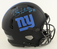 Michael Strahan Signed Giants Full-Size Authentic On-Field Eclipse Alternate Speed Helmet Inscribed "HOF '14" (Beckett) at PristineAuction.com