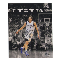 Dirk Nowitzki Signed Mavericks 8x10 Photo (Beckett) at PristineAuction.com