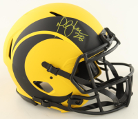 Marshall Faulk Signed Rams Full-Size Authentic On-Field Rave Alternate Speed Helmet (Beckett) at PristineAuction.com