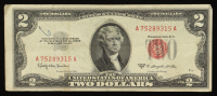 1953-C United States $2 Two Dollar Legal Tender Note - Red Seal at PristineAuction.com
