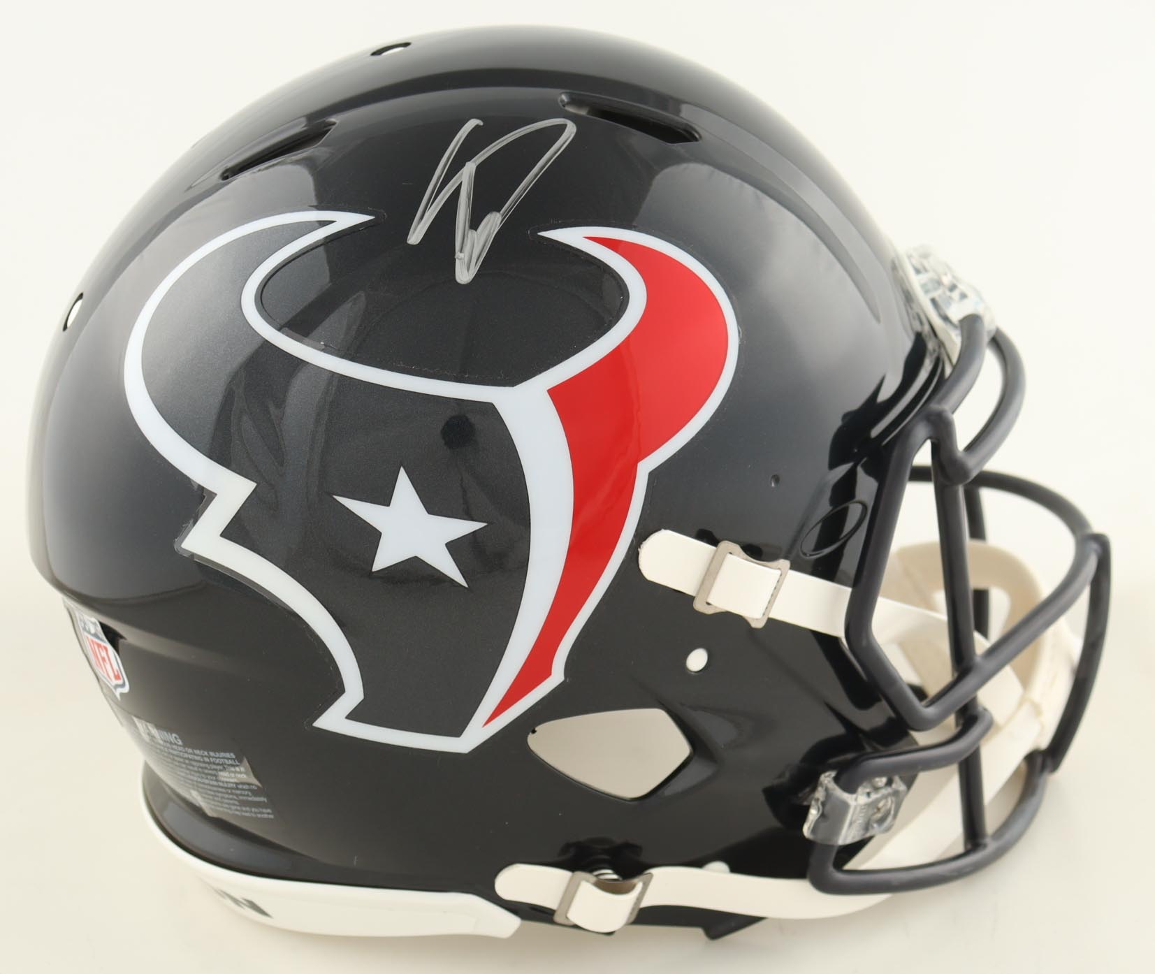 Stefon Diggs Signed Texans Full-Size Authentic On-Field Speed Helmet (Beckett) at PristineAuction.com Stefon Diggs Signed Texans Full-Size Authentic On-Field Speed Helmet (Beckett) at PristineAuction.com