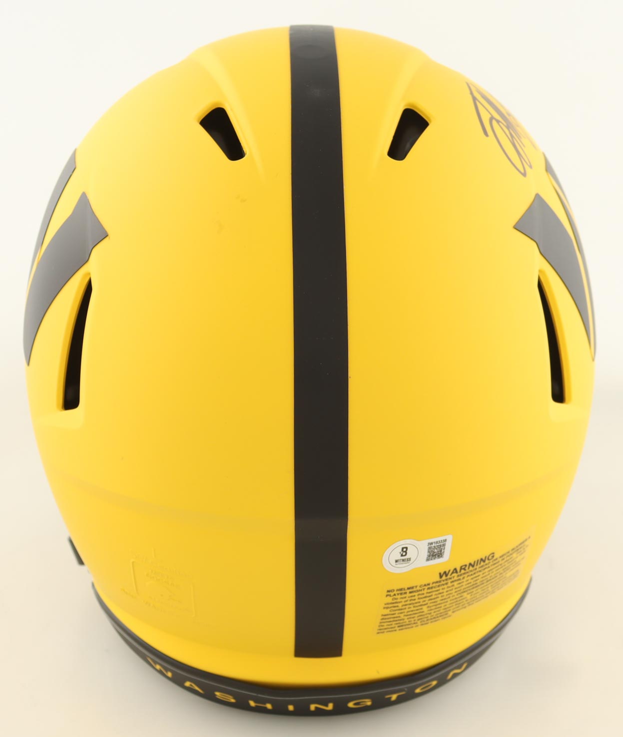 Terry McLaurin Signed Commanders Full-Size Authentic On-Field Rave Alternate Speed Helmet (Beckett) at PristineAuction.com Terry McLaurin Signed Commanders Full-Size Authentic On-Field Rave Alternate Speed Helmet (Beckett) at PristineAuction.com